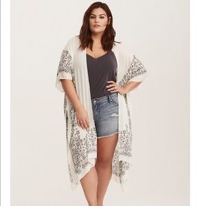 Blue Bandana Print Kimono *Never Worn*